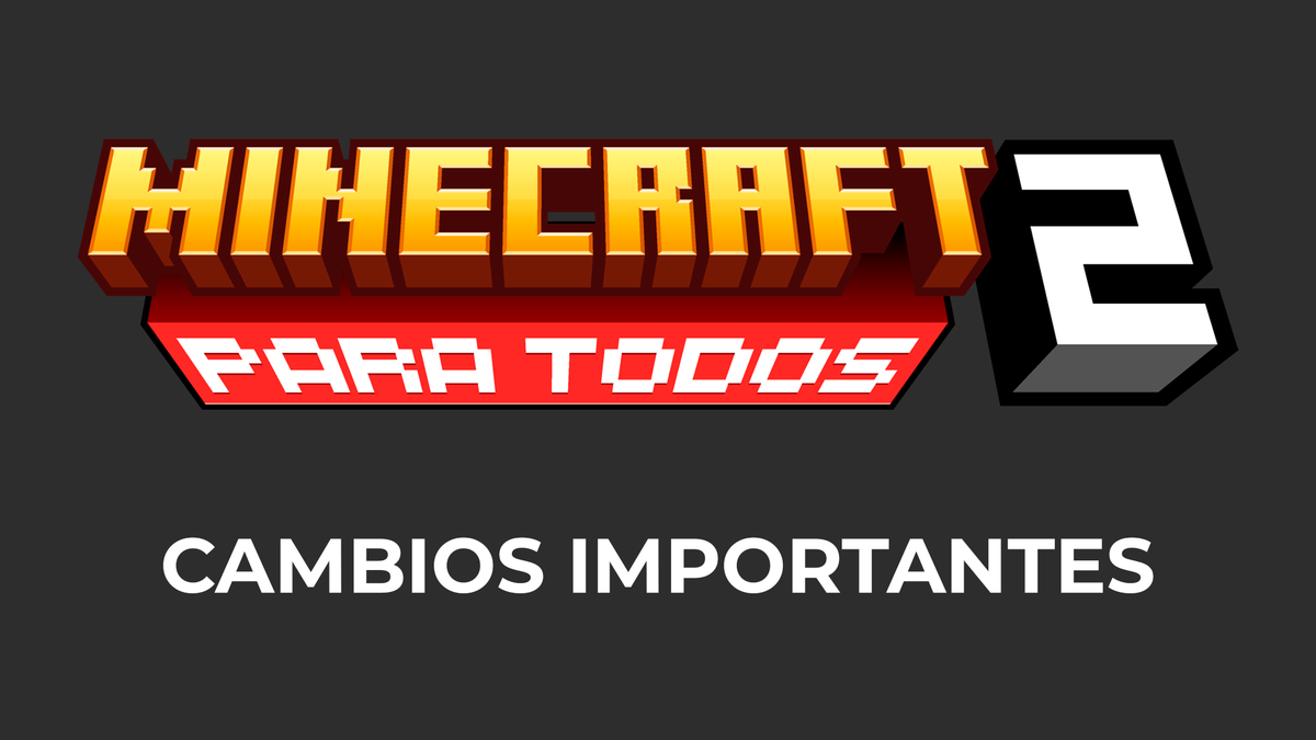 Cambios importantes llegan a Minecraft Para Todos 2 antes de su inicio